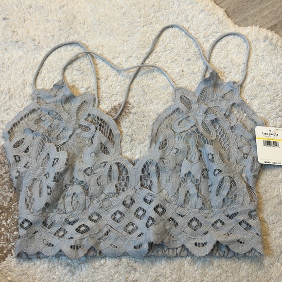 Free People Adella lace bralette - light grey - Picture 4 of 7